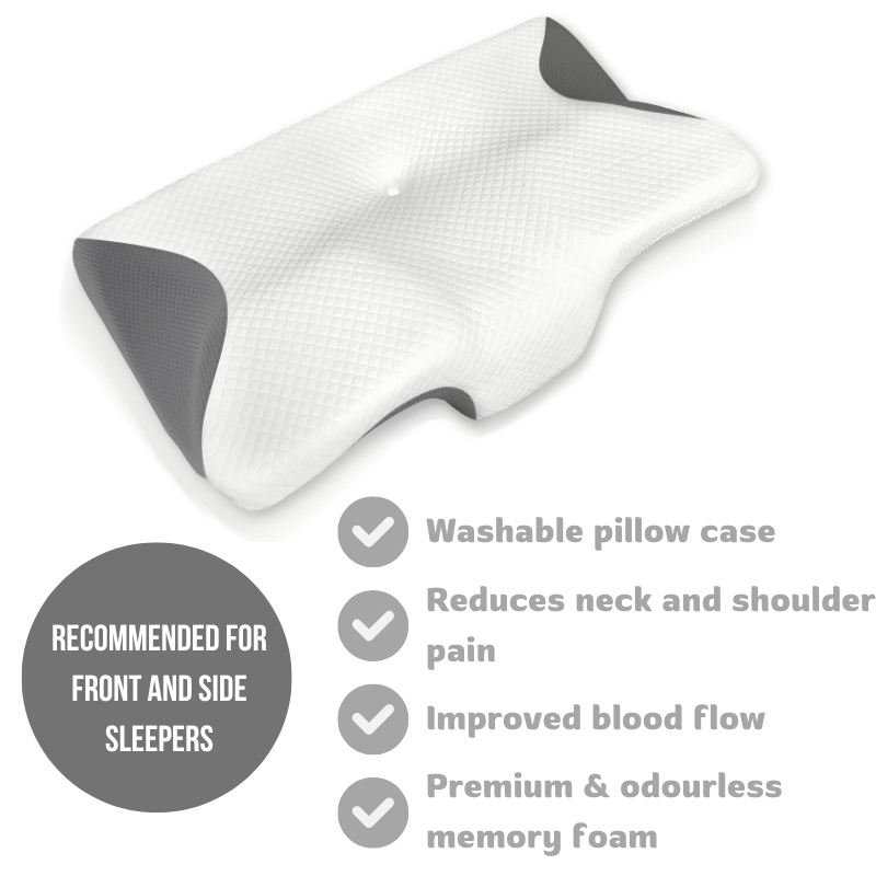 BodySonic™ Memory Foam Neck Pillow